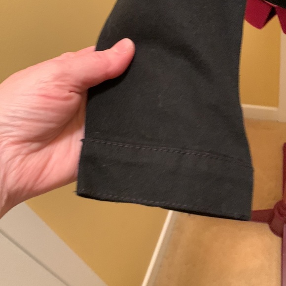 JustFab Black Jean Jacket with embroidered cut outs - Picture 6 of 13